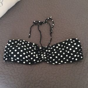 Old Navy polka dot bikini top
